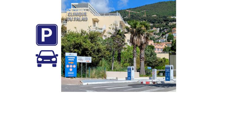 Le parking Roure facilite l'accès à la Clinique du Palais
